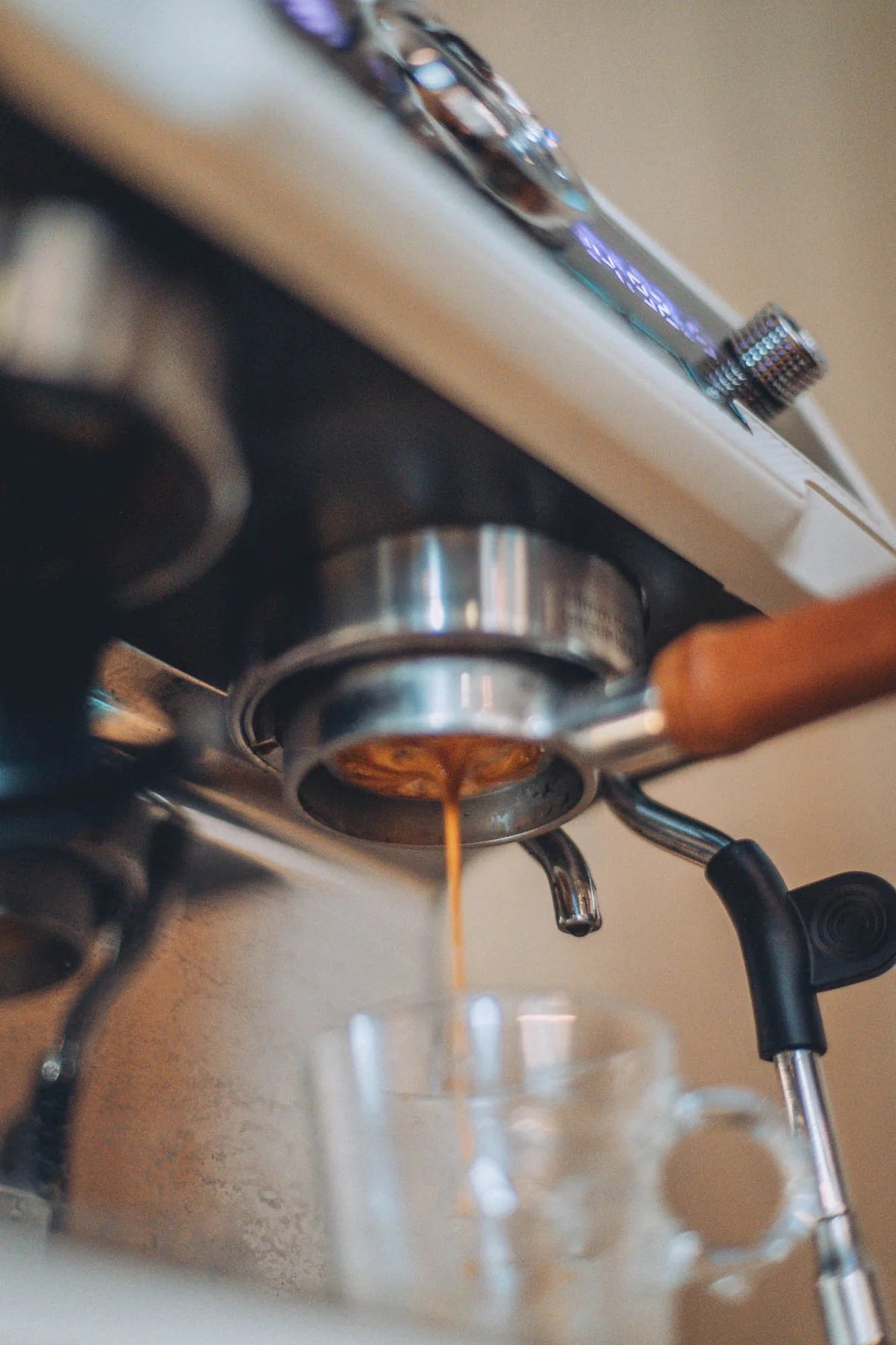 Pro-grade 58mm portafilter for brewing with temperature control