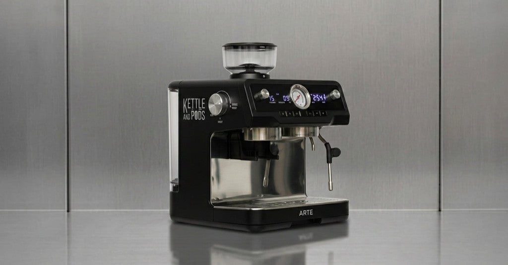 ARTE machine styled on a bright kitchen counter